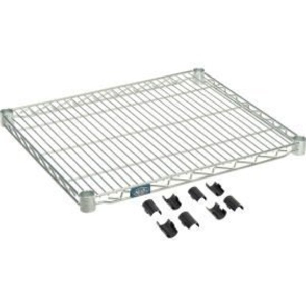 Global Equipment Nexel    S2124Z Poly-Z-Brite    Wire Shelf 24"W x 21"D 188575Z